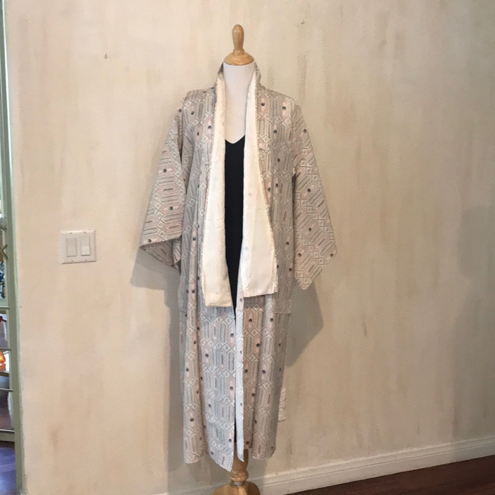 “Ro”- Traditional Japanese silk kimono
